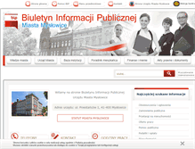 Tablet Screenshot of bip.myslowice.pl