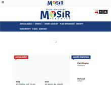 Tablet Screenshot of mosir.myslowice.pl